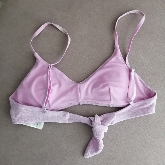 H&M Small Sparkly Bikini Top - Picture 4 of 5